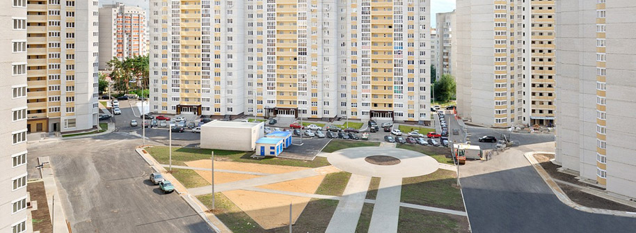 Работы по благоустройству территории в Туле